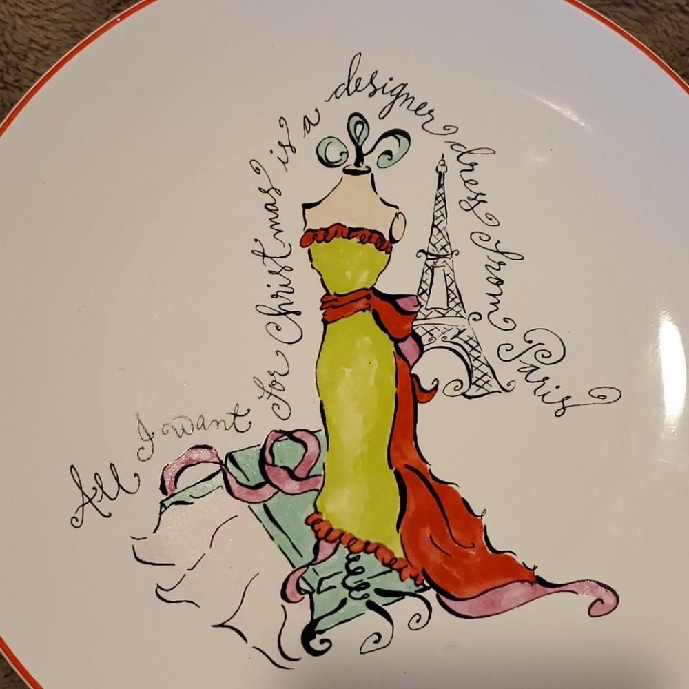 Rosanna Christmas salad plates - Picture 4 of 6